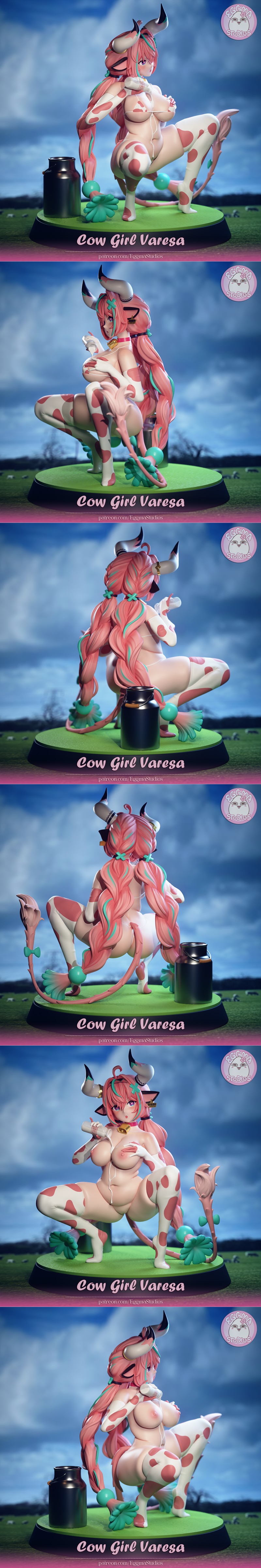 EggmaStudios旗下Varesa牛仔女孩3D打印模型|EggmaStudios – Varesa Cowgirl – Genshin Impact – 3D Print Model STL