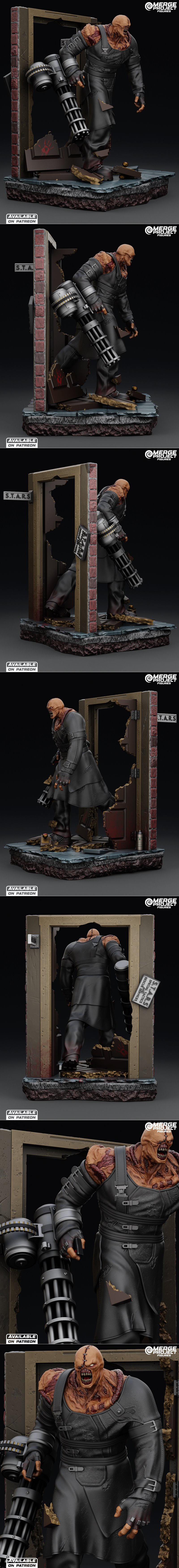 融合项目模型 - 神秘敌人 - 3D打印模型|Merge Project Figures – Nemesis – 3D Print Model STL