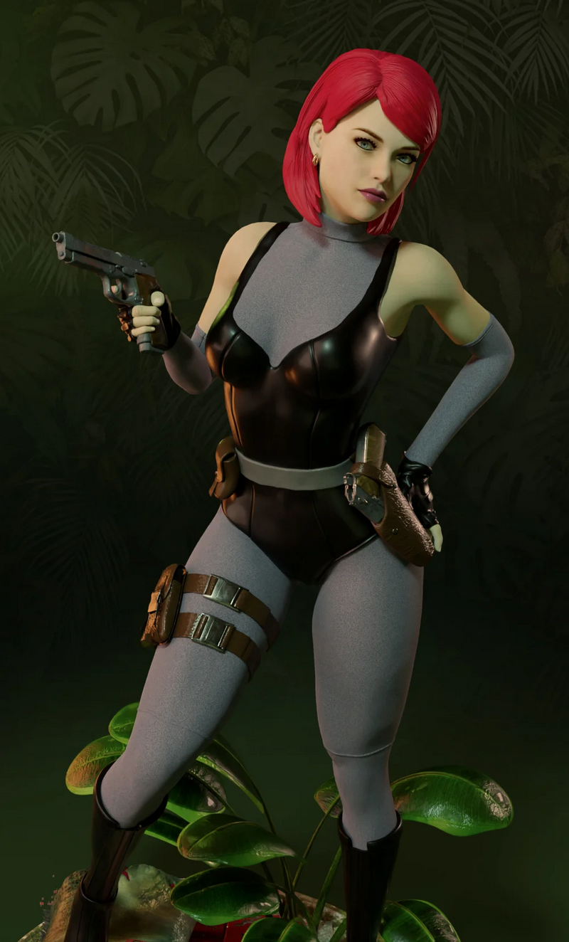 MCM3D出品：《恐龙危机》系列角色3D打印模型|MCM3D – Regina – Dino Crisis – Dino Turmoil – Retro Game 64 – 3D Print Model