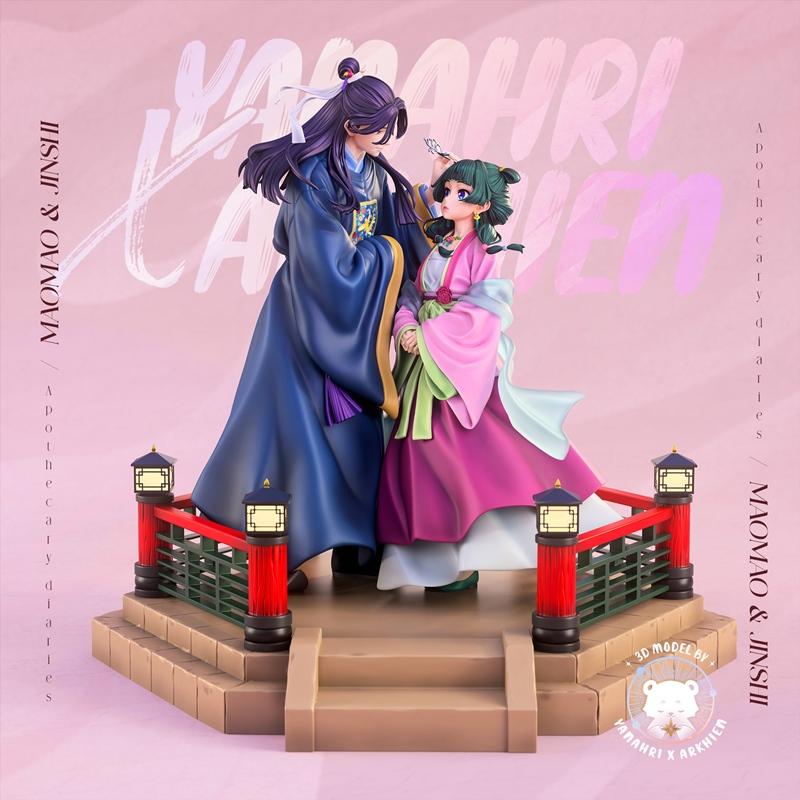 迪奥拉米亚日记  Mao Mao与Jin Shi 3D打印模型|The Apothecary Diaries Diorama – Maomao and Jinshi – 3D Print Model STL