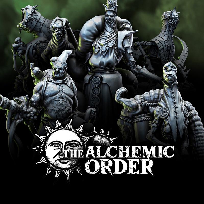 最佳生物微型模型——炼金术派系系列第二部·信徒 3D打印模型|Bestiarum Miniatures – The Alchemic Order Part 2 Collection – Cultist – 3D Print Model STL