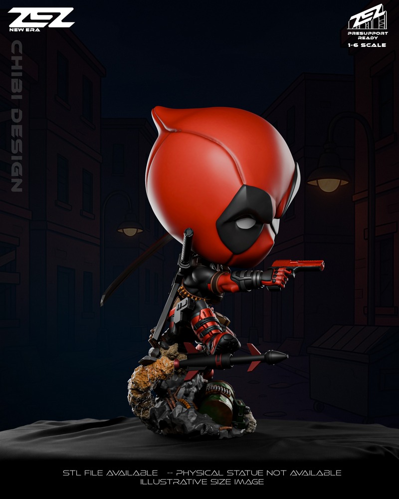 ZEZ工作室-奇比池-3D打印模型|ZEZ Studio – Chibipool – 3D Print Model