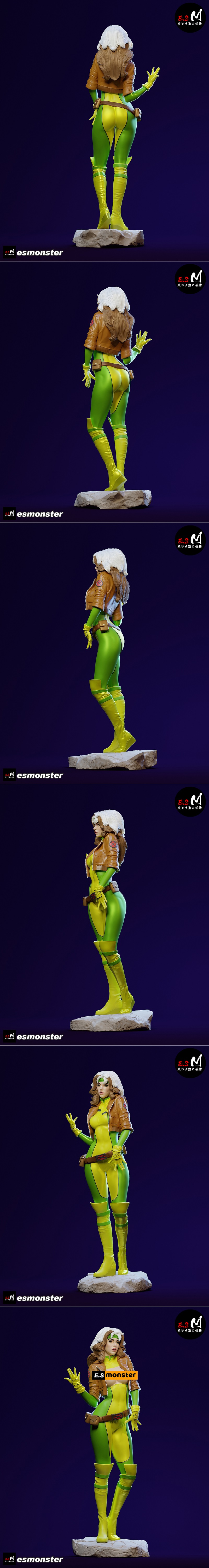X战警 Rogue 3D打印模型|E.S Monster – Xmen – Rogue – 3D Print Model STL