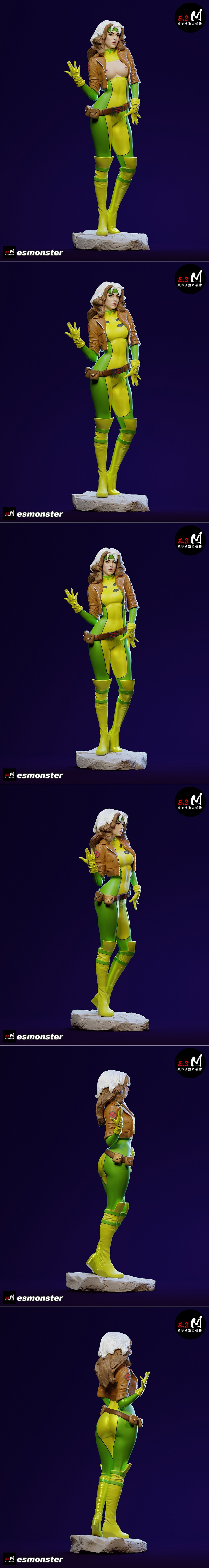 X战警 Rogue 3D打印模型|E.S Monster – Xmen – Rogue – 3D Print Model STL