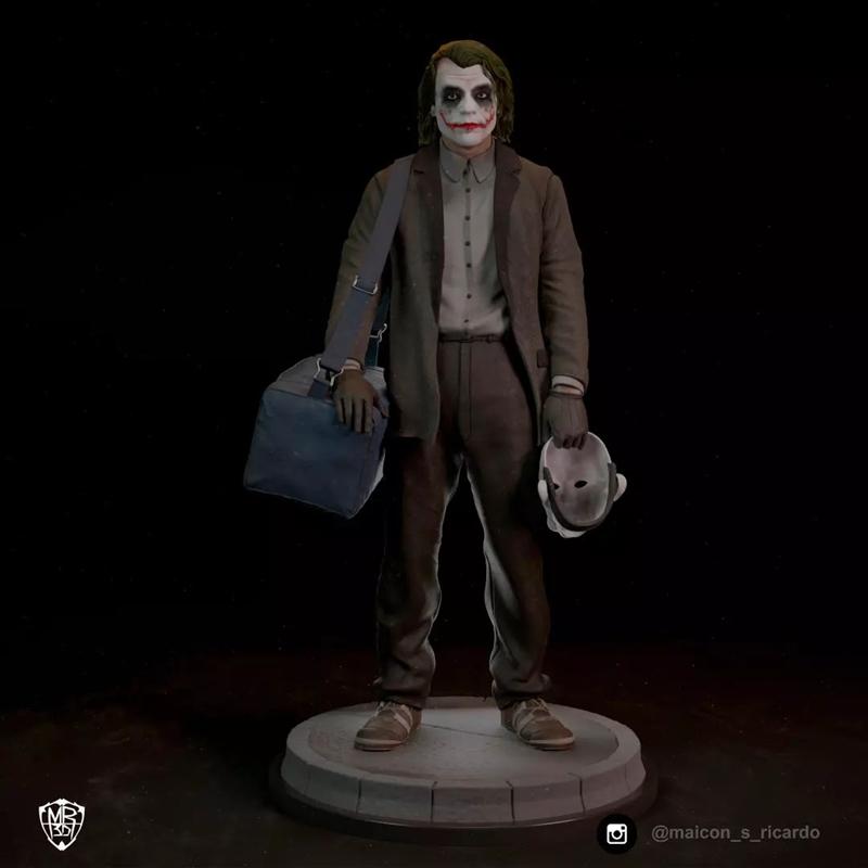 VS3D – 小丑（海恩·莱德）– 阿卡姆系列3D打印模型|VS3D – The Joker (Heath Ledger) – DC Comics – 3D Print Model STL
