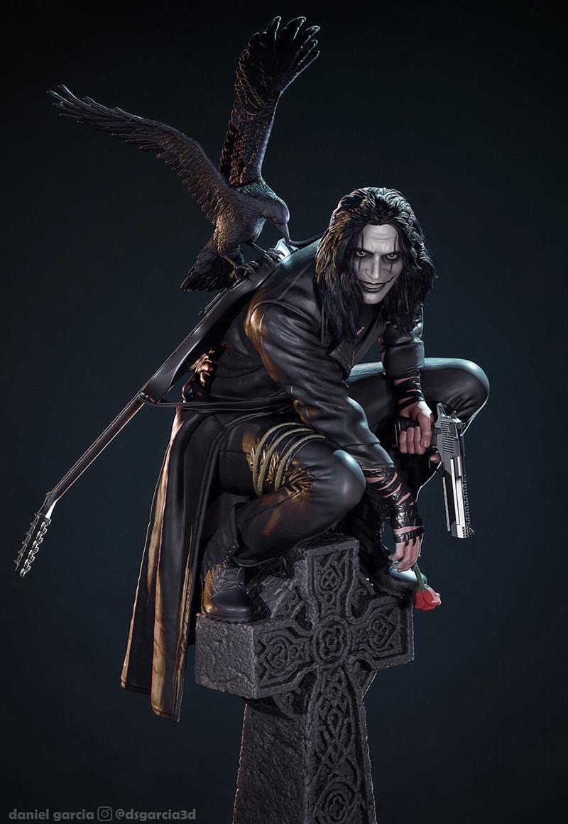 CA 3D Studios - 《凶兆》- 狼人 3D打印模型|CA 3D Studios – The Crow – 3D Print Model STL