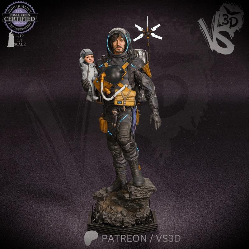 VS3D - 死亡搁浅 - 桑·波特·布莱杰斯 3D打印模型|VS3D – Death Stranding – Sam Porter Bridges – 3D Print Model STL