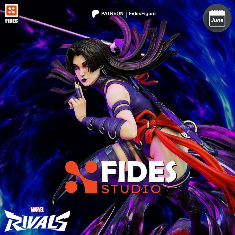 Fides Figure - 心灵之眼 - 3D打印模型|Fides Figure – Psylocke – Marvel Rivals – 3D Print Model STL