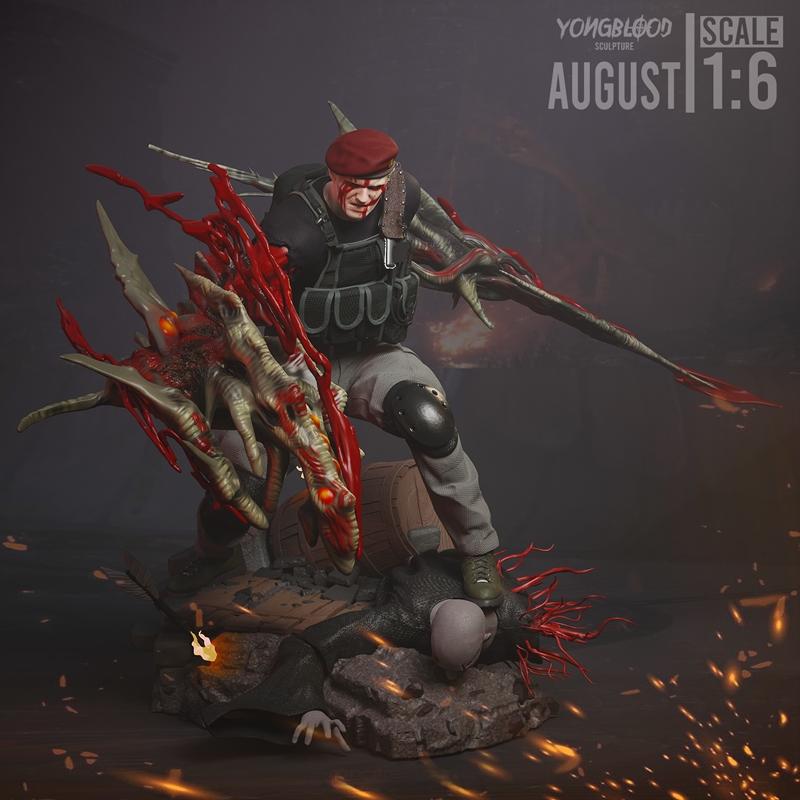 生化危机4重制版 - 杰克·克雷 user 3D打印模型|Yongblood Sculpture – Jack Krauser – Resident Evil 4 Remake – 3D Print Model STL