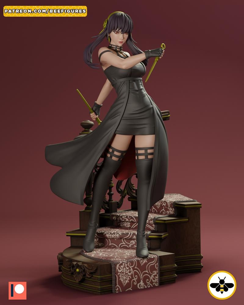 蜂巢图腾 - 你所遗忘的造物 - 间谍家族 3D打印模型|Bee Figures – Yor Forger – SpyxFamily – 3D Print Model STL