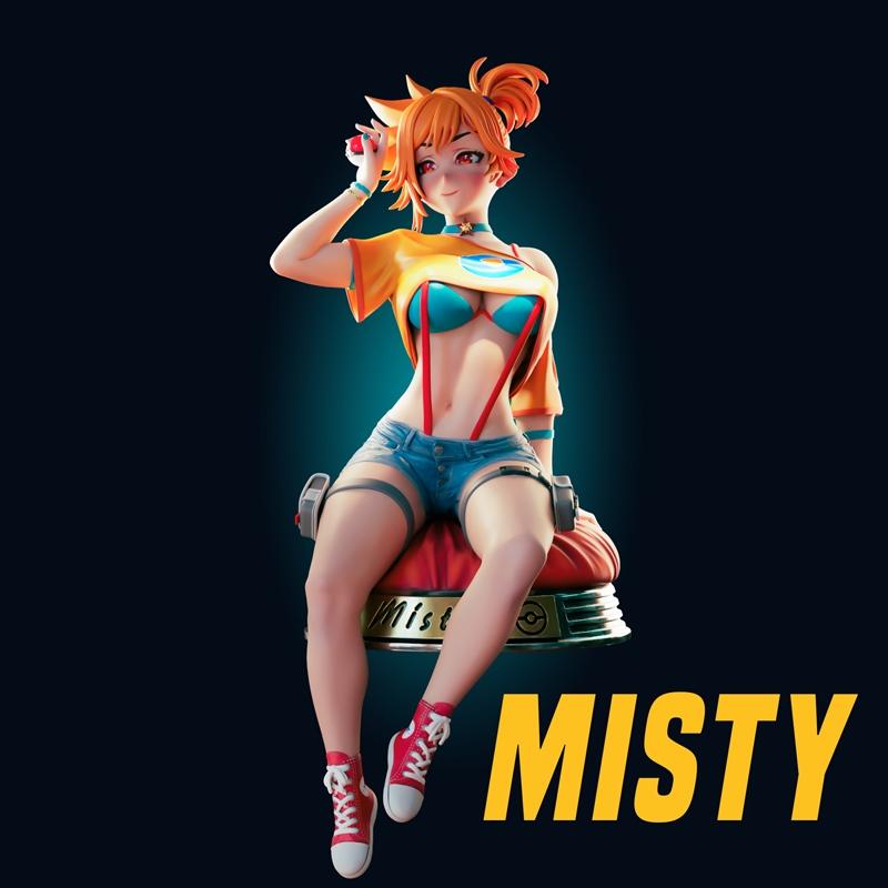Rhu工作室 3D打印模型 水雾角色|Officer Rhu – Misty – 3D Print Model STL