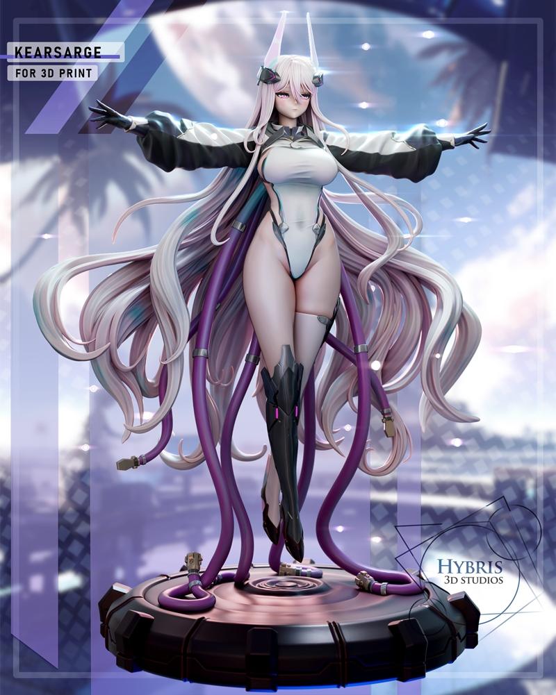 Azur Lane 凯萨尔 3D打印模型|Hybris Studios – Azur Lane – Kearsarge – 3D Print Model STL