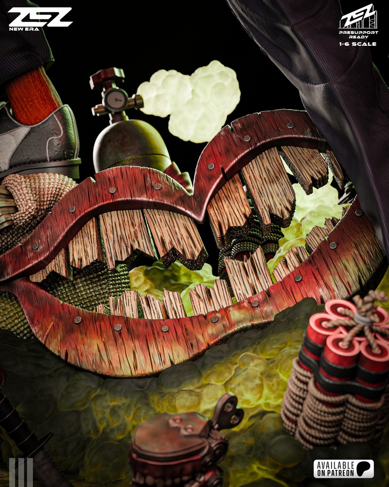 ZEZ Studio - 爆裂正义者 - 3D打印模型|ZEZ Studio – Joker – 3D Print Model