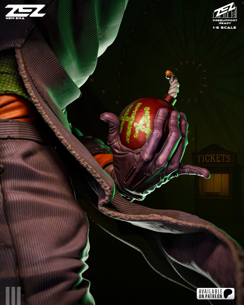ZEZ Studio - 爆裂正义者 - 3D打印模型|ZEZ Studio – Joker – 3D Print Model