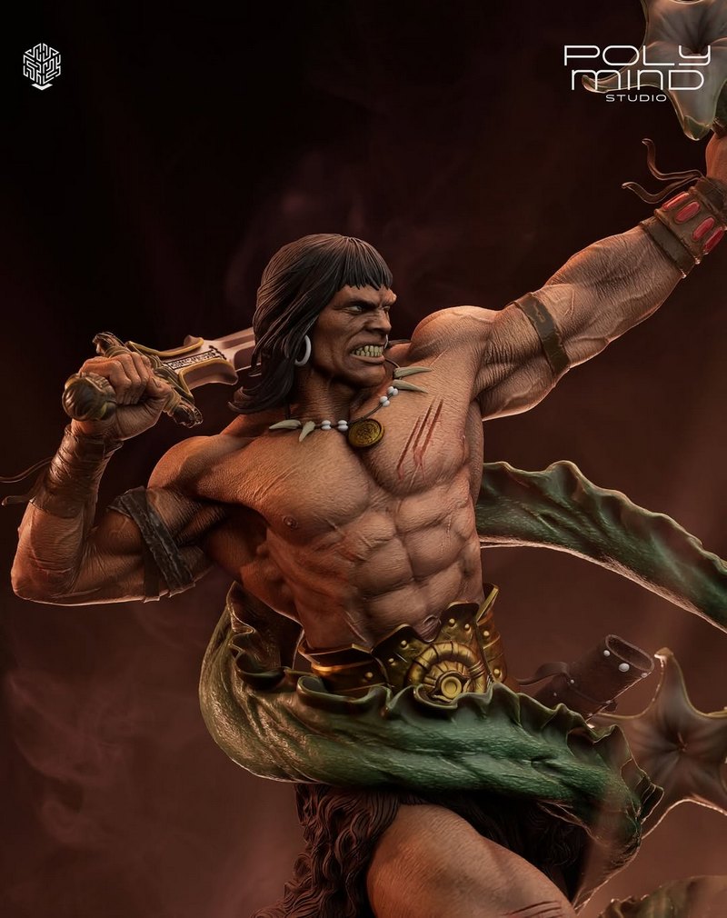PolyMind Studio - 《 Conan the Barbarian 》3D打印模型|PolyMind Studio – Conan the Barbarian – 3D Print Model
