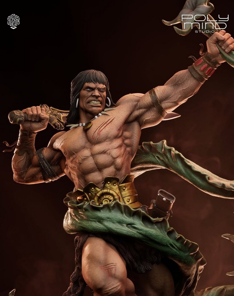 PolyMind Studio - 《 Conan the Barbarian 》3D打印模型|PolyMind Studio – Conan the Barbarian – 3D Print Model