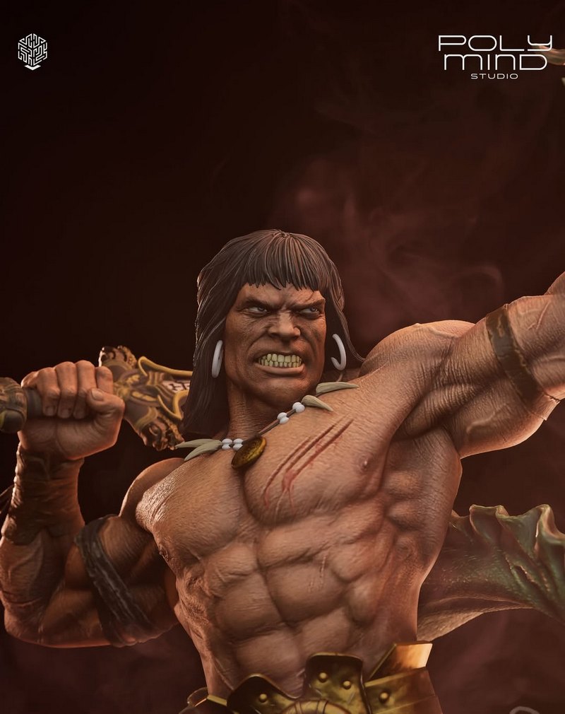 PolyMind Studio - 《 Conan the Barbarian 》3D打印模型|PolyMind Studio – Conan the Barbarian – 3D Print Model