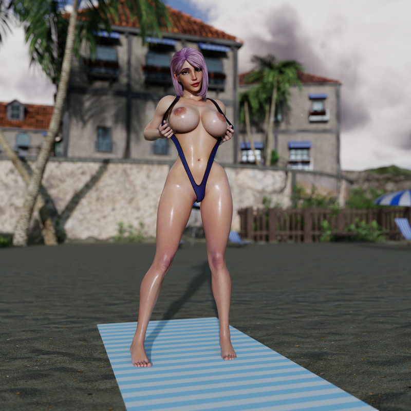 QB Works – 凯拉之吻 3D打印模型|QB Works – Kayla Kiss – 3D Print Model