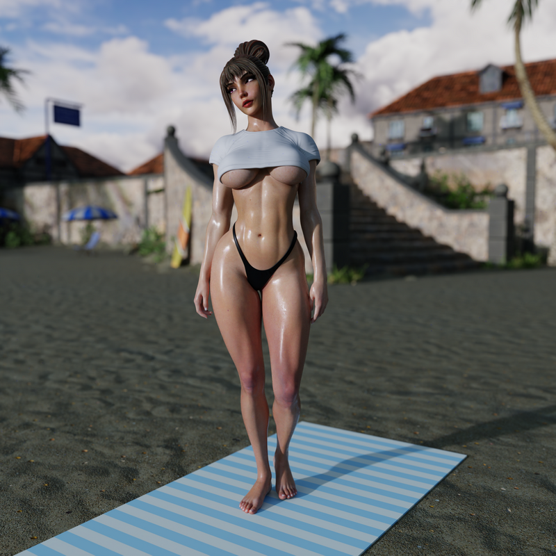 QB作品 - 安妮·洛维 - 3D打印模型|QB Works – Anne Lovely – 3D Print Model