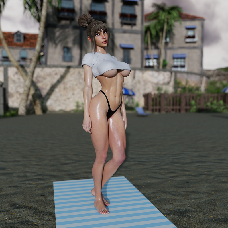 QB作品 - 安妮·洛维 - 3D打印模型|QB Works – Anne Lovely – 3D Print Model