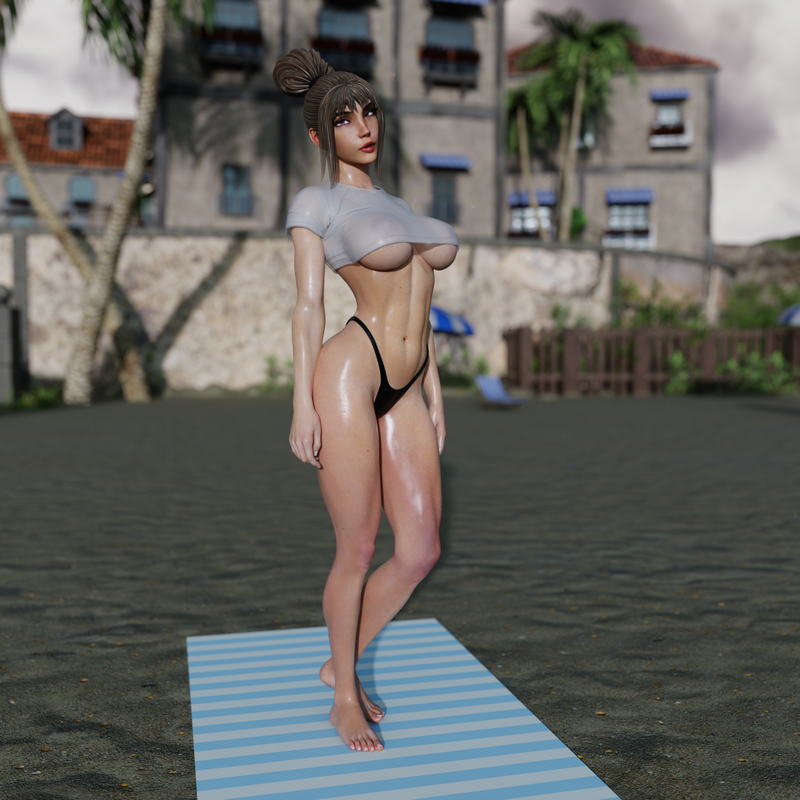 QB作品 - 安妮·洛维 - 3D打印模型|QB Works – Anne Lovely – 3D Print Model