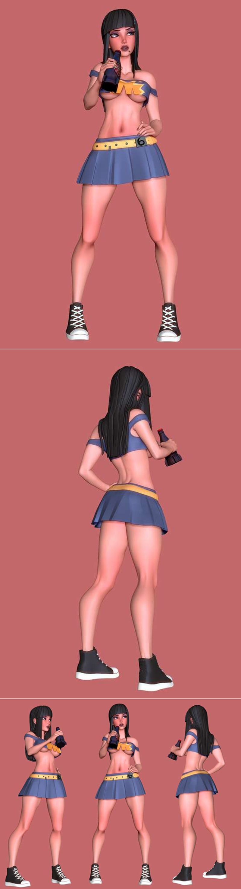 Bohohon 3D打印模型：Becky角色立体模型|Becky – Bohohon – 3D Print Model STL