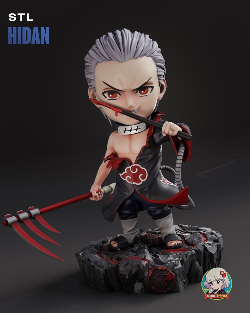 小恶魔车站模型——漩涡鸣人——3D打印雕塑|Chibi Station – Hidan – Naruto Shippuden – 3D Print Model STL