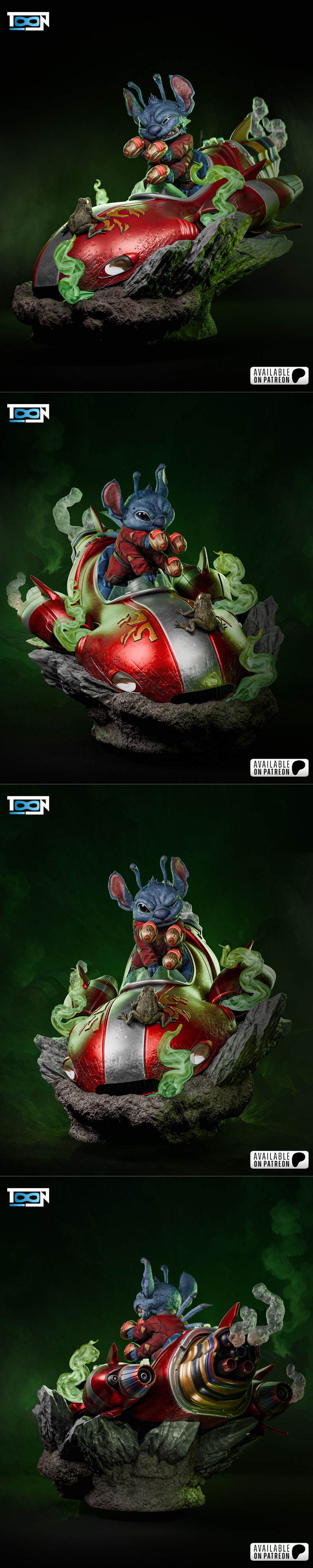 Toon Studios旗下动画《Stitch》3D打印模型|Toon Studios – Stitch – 3D Print Model STL