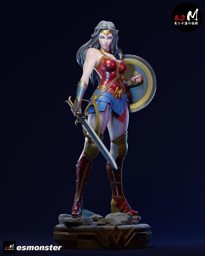 E.S怪物 – 超人女侠 – 3D打印模型|E.S Monster – Wonder Woman – 3D Print Model STL