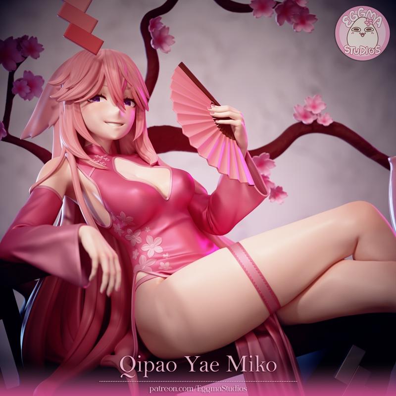 EggmaStudios – Qipao Yae Miko – Genshin Impact – 3D Print Model STL