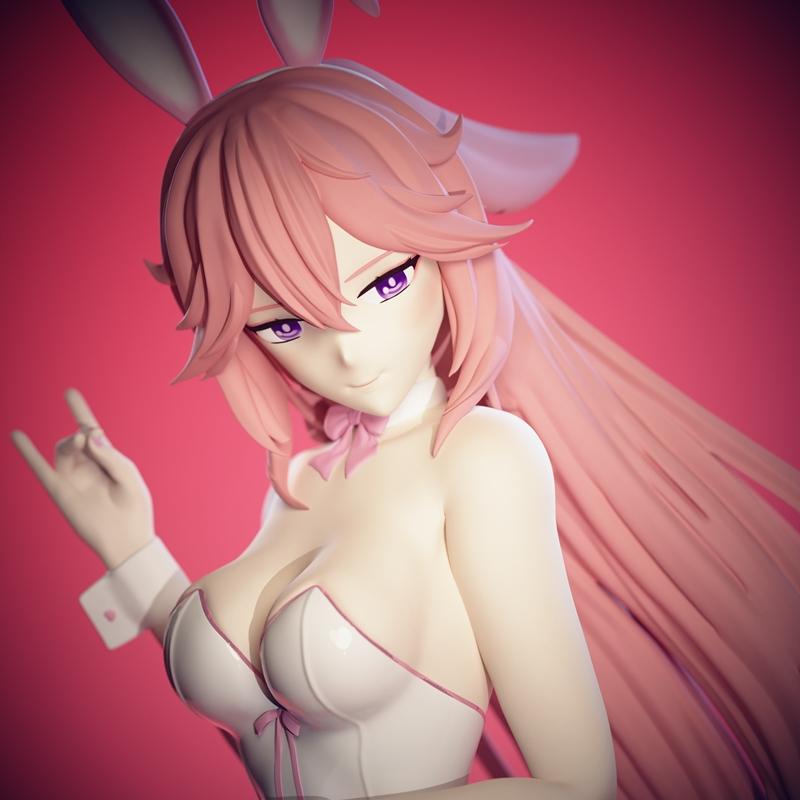Genshin Impact – Bunny Yae Miko – EggmaStudios – 3D Print Model STL
