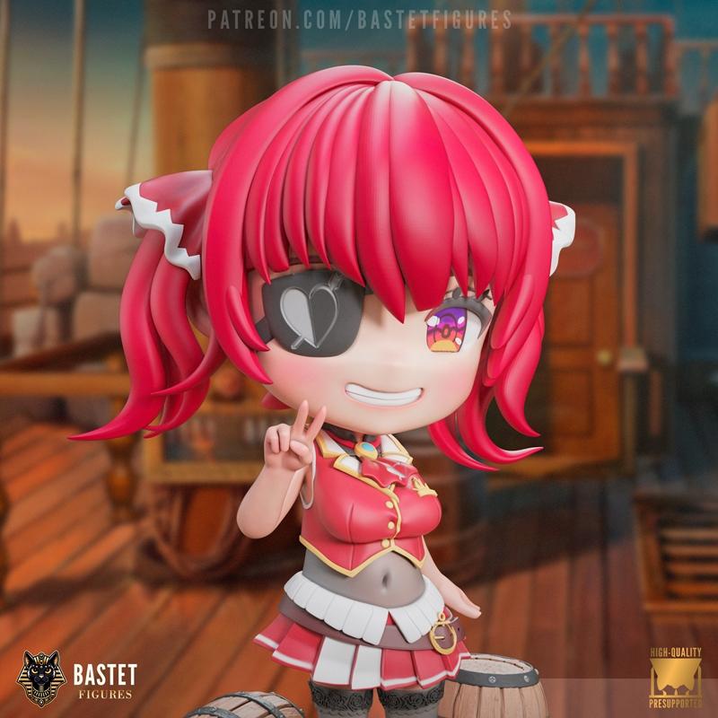 巴斯特系列角色——Houshou Marine 3D打印模型 STL文件|Bastet Figures – Hololive – Houshou Marine – 3D Print Model STL
