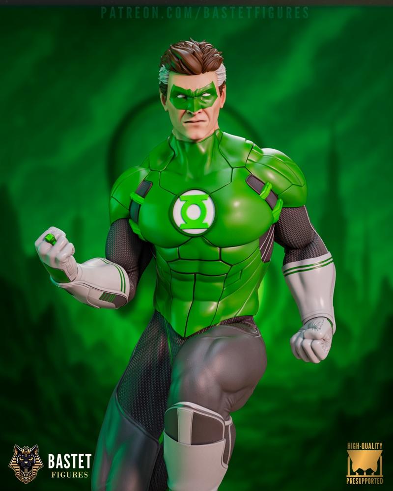 绿灯侠 3D打印模型|Bastet Figures – Green Lantern – DC Comics – 3D Print Model STL