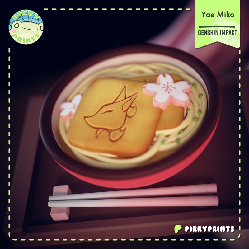 Pikky Prints - 原神 -  Yakumo 3D打印模型|Pikky Prints – Genshin Impact – Yae Miko – 3D Print Model