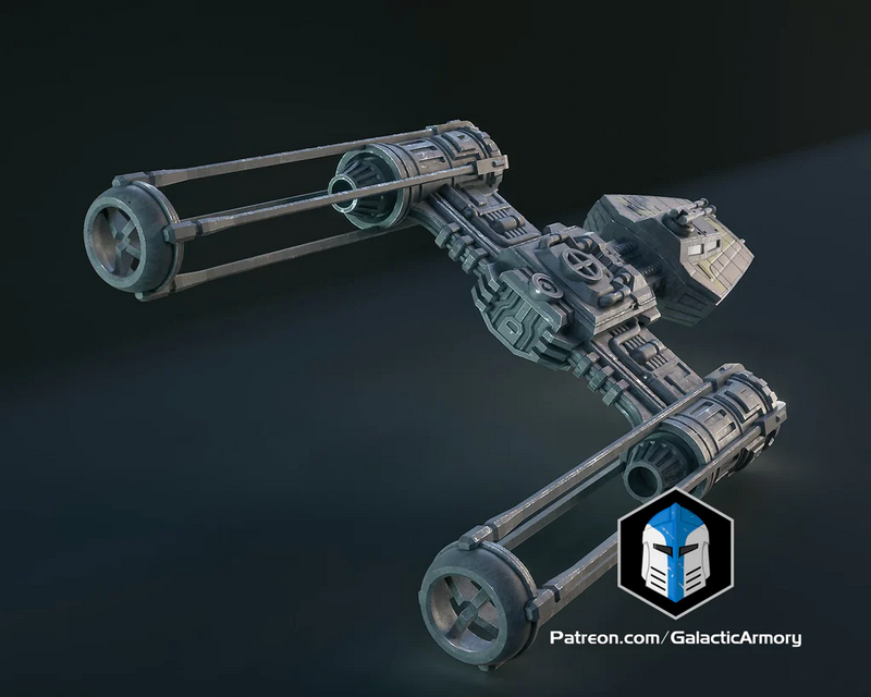 银河武器库 - Y翼战机 - 3D打印模型|Galactic Armory – Model Y-Wing – 3D Print Model