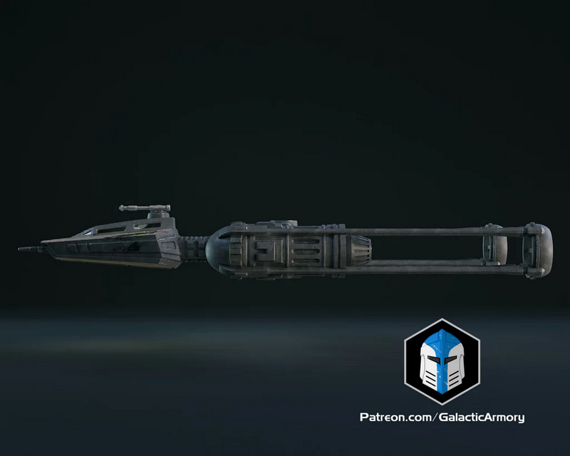 银河武器库 - Y翼战机 - 3D打印模型|Galactic Armory – Model Y-Wing – 3D Print Model