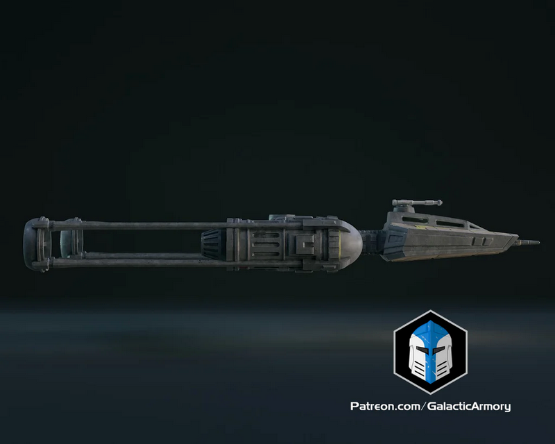 银河武器库 - Y翼战机 - 3D打印模型|Galactic Armory – Model Y-Wing – 3D Print Model