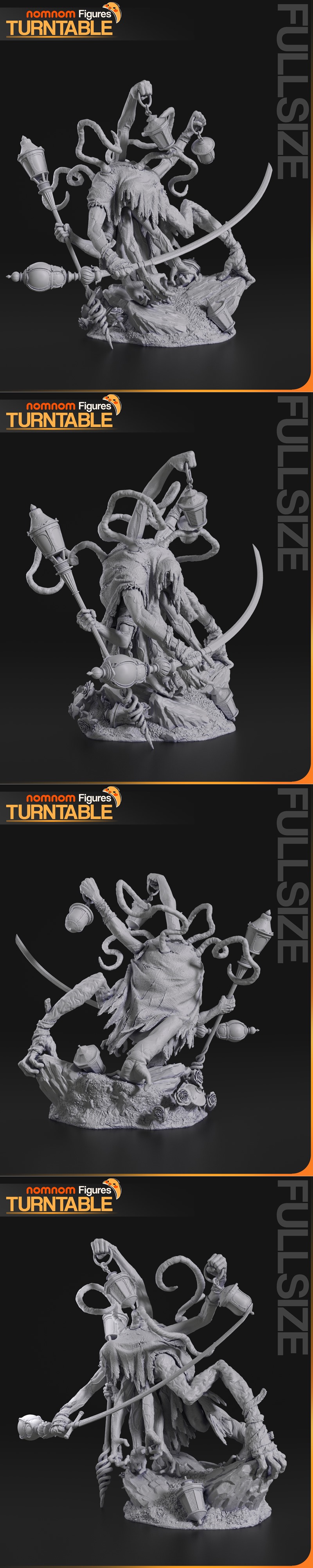 灯影大师-暗夜探索33号-3D打印模型|Nomnom Figures – Lamp Master – Clair Obscur – Expedition 33 – 3D Print Model STL