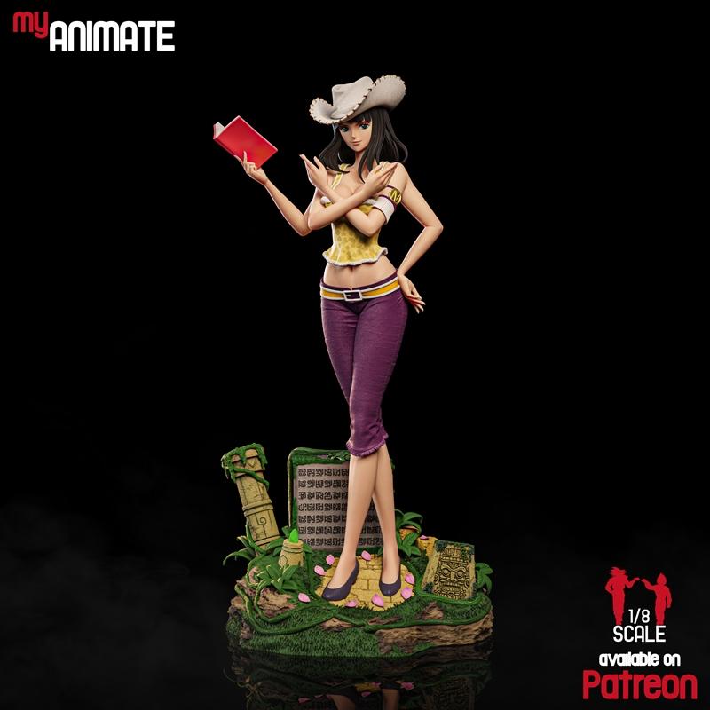 MyAnimate - 狄克·罗宾 - 3D打印模型|MyAnimate – Nico Robin – 3D Print Model STL