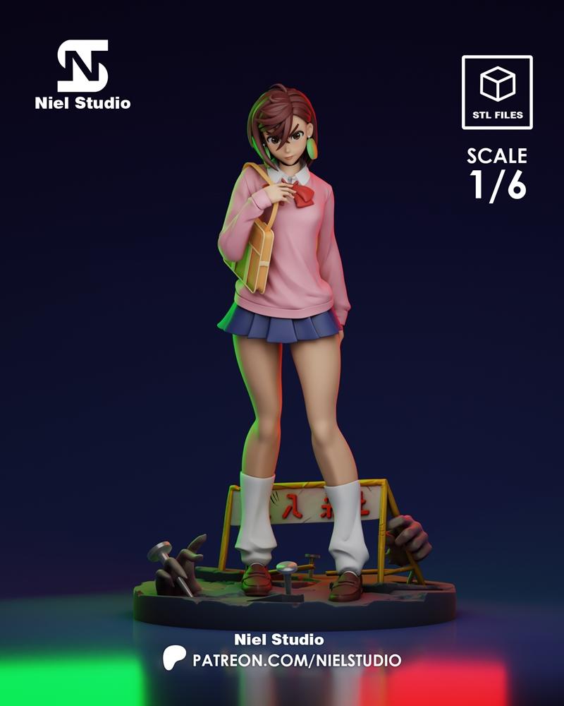 Niel Studio - 《Ayase Momo》3D打印模型|Niel Studio – Ayase Momo – 3D Print Model STL