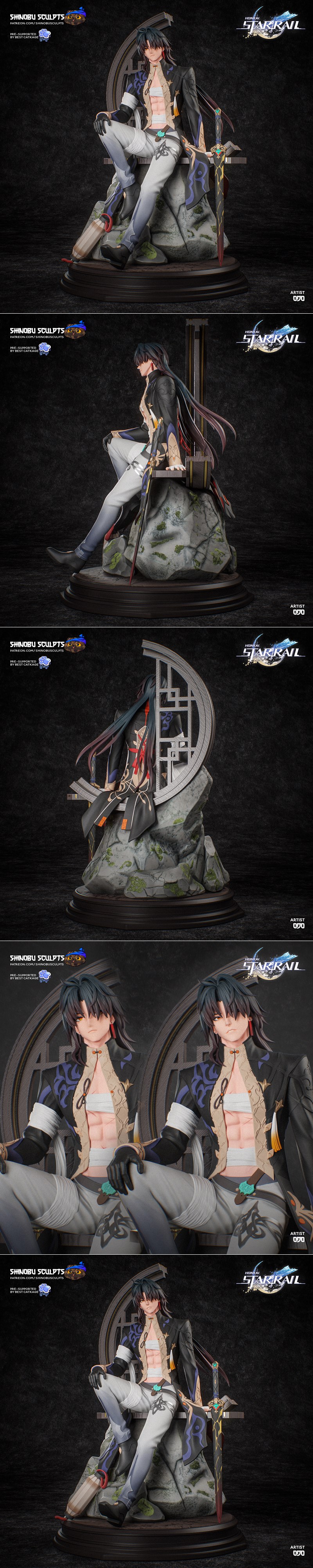 Shinobu刀具3D打印模型|Shinobu Sculpt – Blade – Honkai Star Rail – 3D Print Model STL