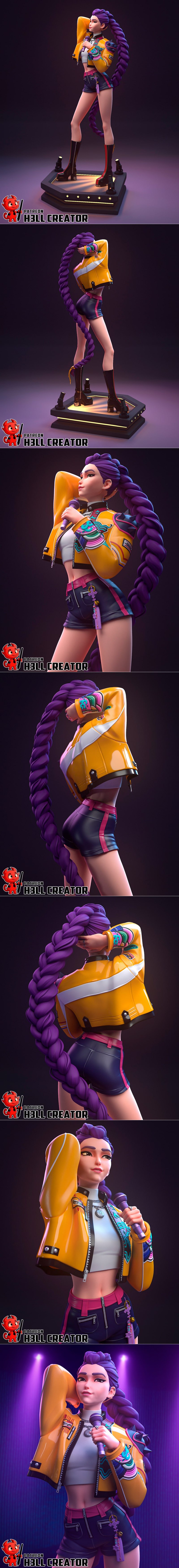 Rumi 3D打印模型|h3LL creator – Rumi – 3D Print Model STL