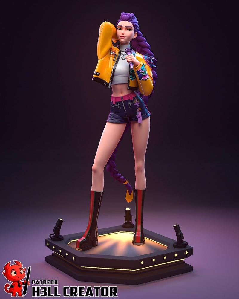Rumi 3D打印模型|h3LL creator – Rumi – 3D Print Model STL