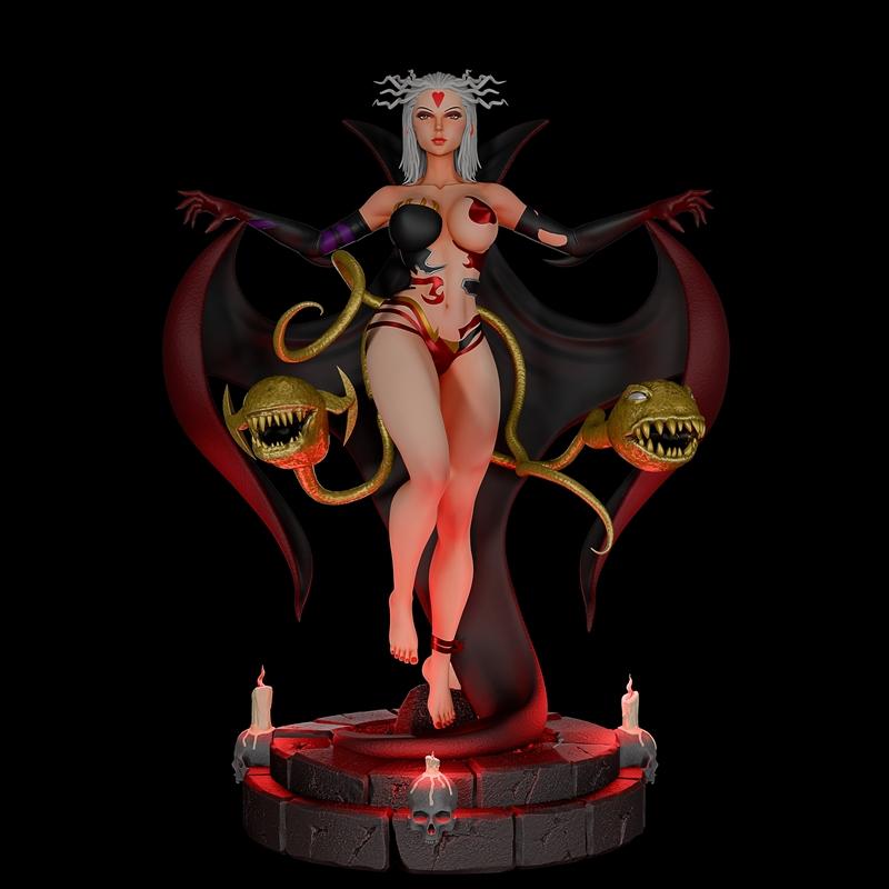 3DMomoji - 黑云之影 - 剑与魔法世界3D打印模型|3DMomoji – Cloud of Darkness – Final Fantasy – 3D Print Model STL