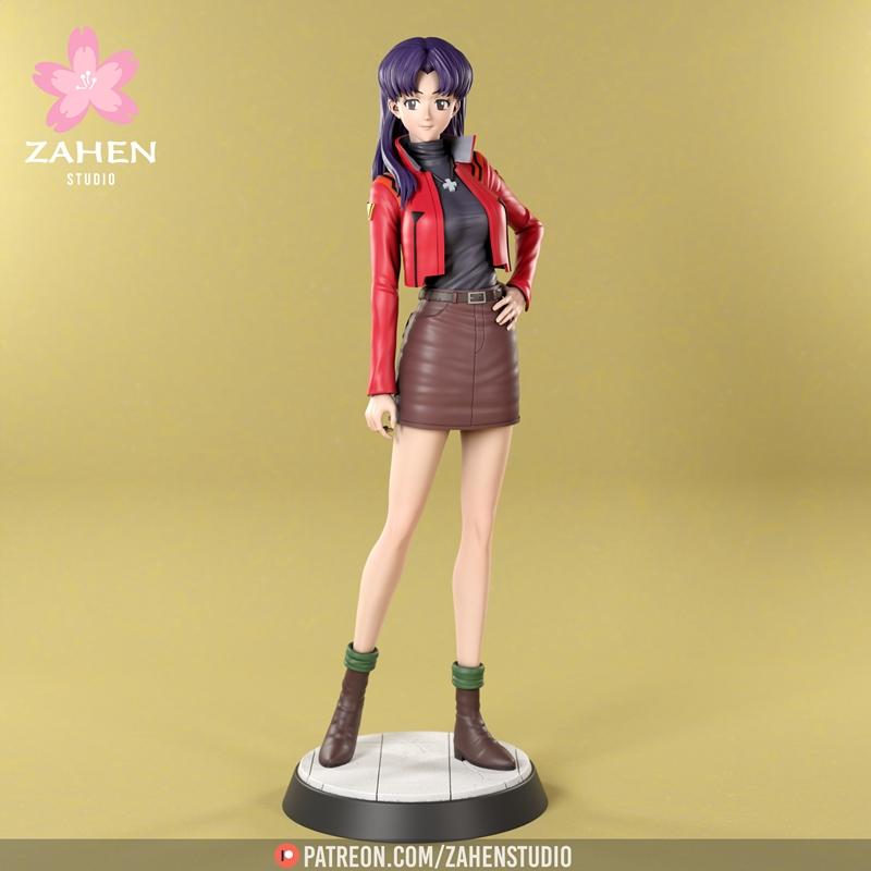 Zahen Studio - 佐仓杏子 - 3D打印模型|Zahen Studio – Misato Katsuragi – 3D Print Model STL