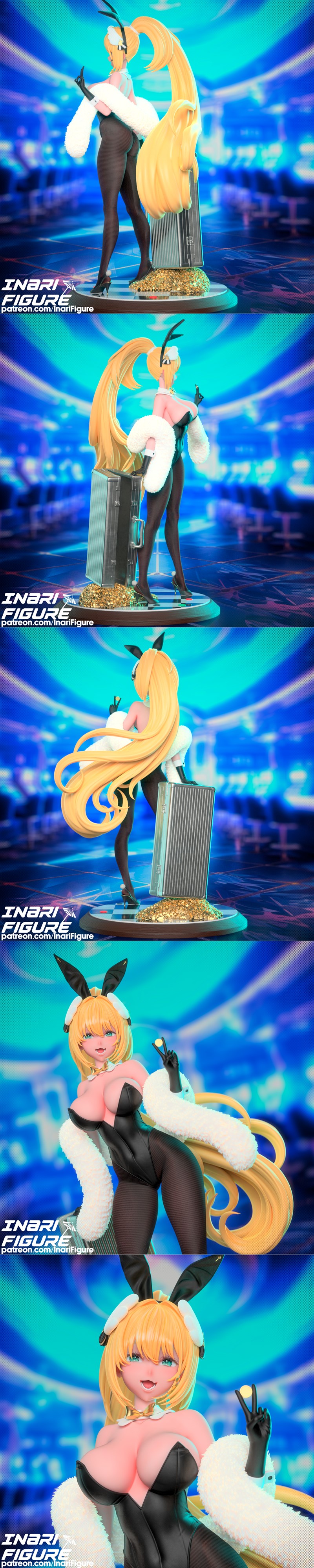 Inari角色3D打印模型|Inari Figure – Rupee – Nikke – 3D Print Model STL