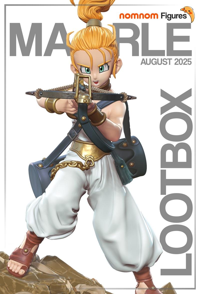 Marle角色3D打印模型 | 时光之轮✨|Nomnom Figures – Marle – Chrono Trigger – 3D Print Model STL