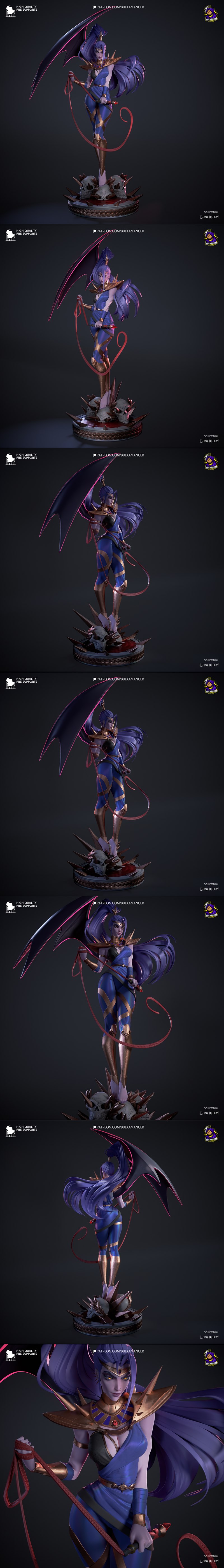 Bulkamancer创作的Megaera角色3D打印模型|Bulkamancer Sculpts – Megaera – 3D Print Model STL