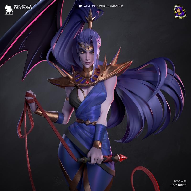 Bulkamancer创作的Megaera角色3D打印模型|Bulkamancer Sculpts – Megaera – 3D Print Model STL
