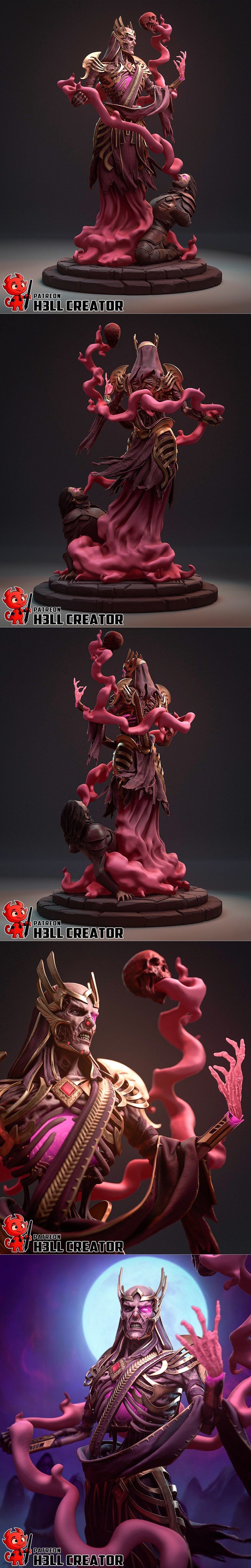 H3LL创想 - Vecna - 3D打印模型|h3LL creator – Vecna – 3D Print Model STL